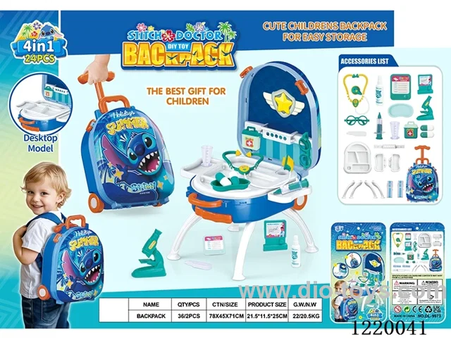 doctor set 4 in 1 (Alloy Backpack)