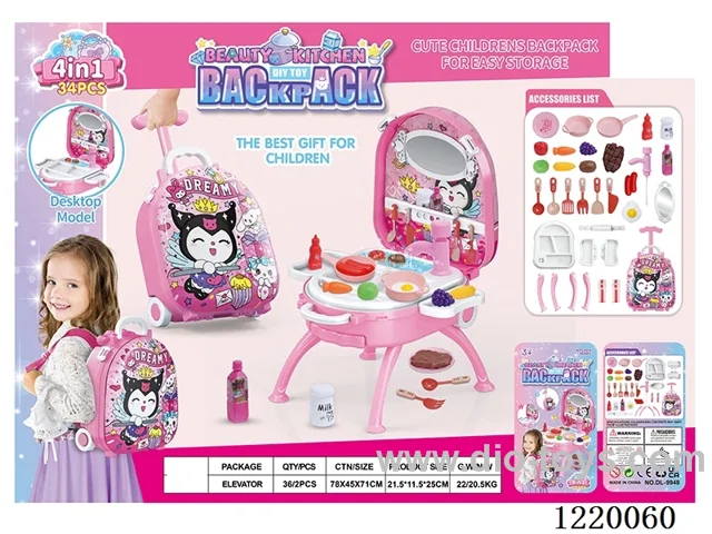 kitchen set 4 in 1 (Alloy Backpack)