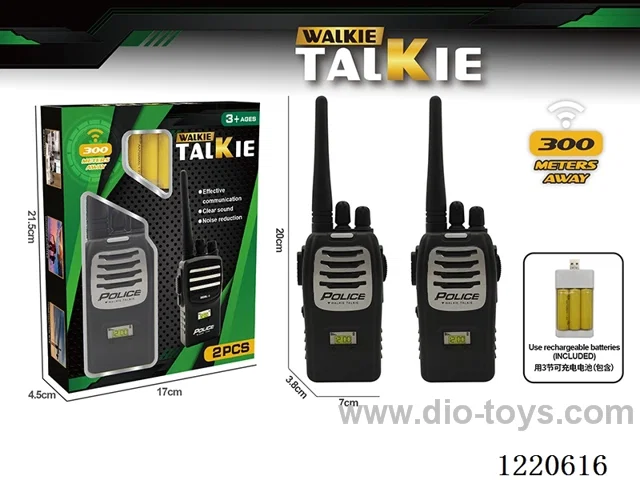 walkie-talkie included battery