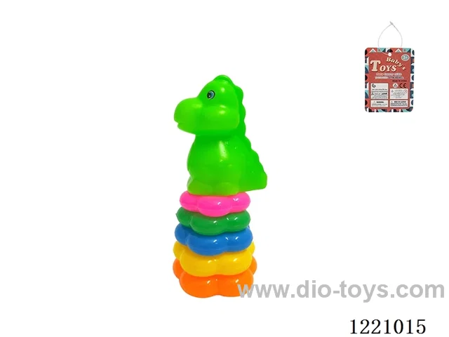 5-Layer Plum-shaped Rainbow Rings (Rooster)