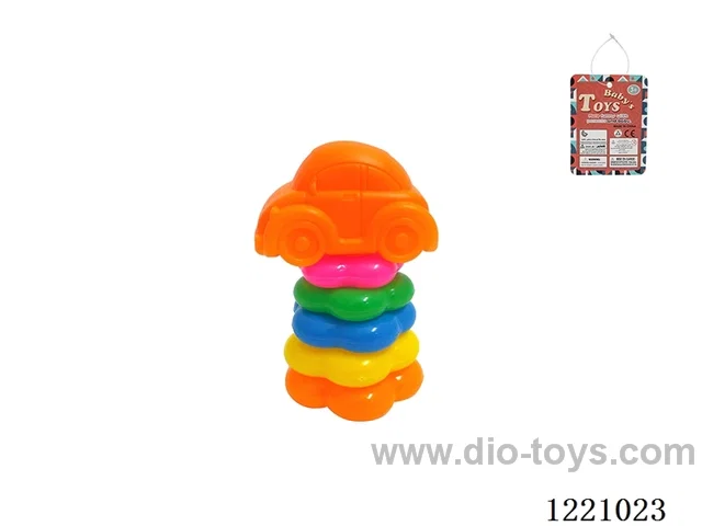 5-Layer Plum-shaped Rainbow Rings (dolphin)