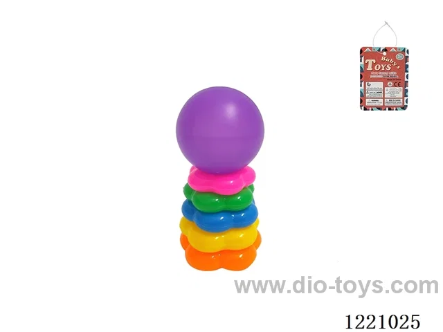 5-Layer Plum-shaped Rainbow Rings (Duck)