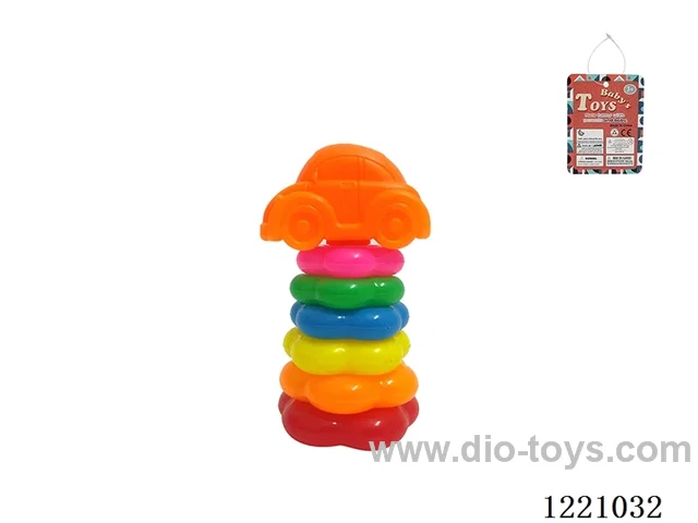 6-Layer Plum-shaped Rainbow Rings (Dabbling Duck)