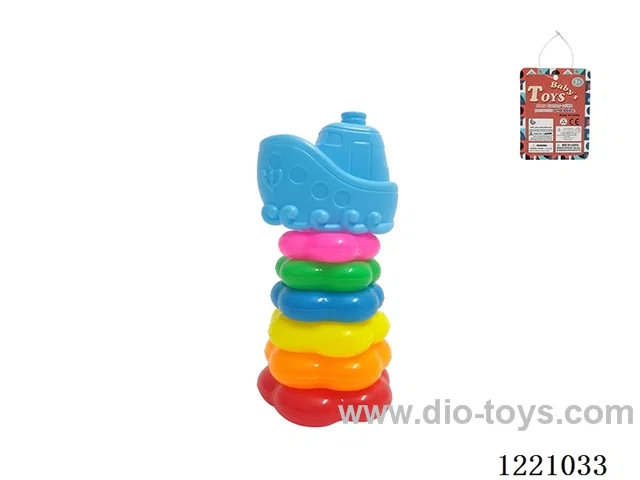 6-Layer Plum-shaped Rainbow Rings (Dodo duck)