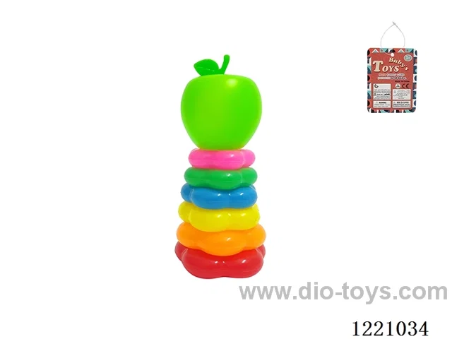 6-Layer Plum-shaped Rainbow Rings (Swan)