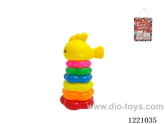 6-Layer Plum-shaped Rainbow Rings (Rabbit)