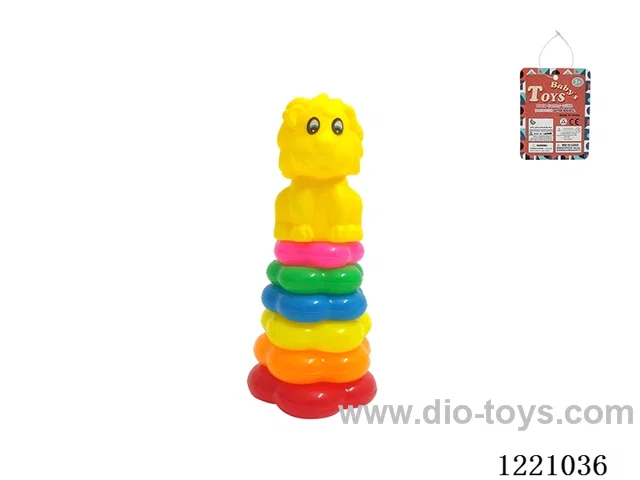 6-Layer Plum-shaped Rainbow Rings (Crocodile)