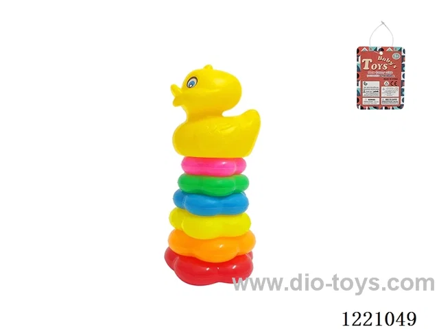 6-Layer Plum-shaped Rainbow Rings (Duck)