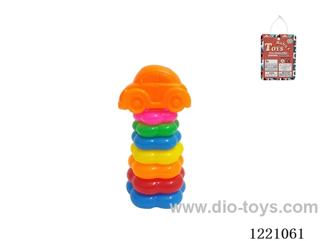 7-Layer Plum-shaped Rainbow Rings (dolphin)