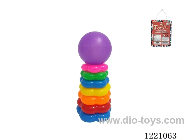 7-Layer Plum-shaped Rainbow Rings (Duck)