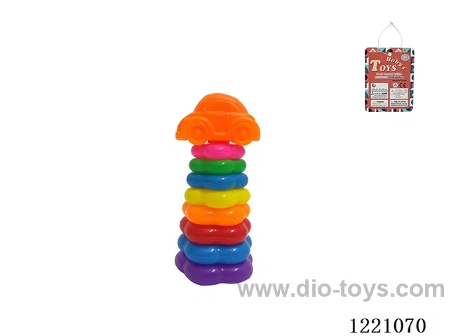 8-Layer Plum-shaped Rainbow Rings (Dabbling Duck)
