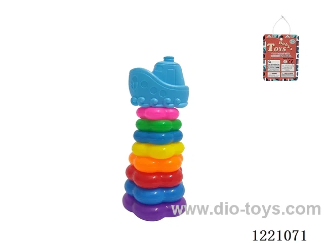 8-Layer Plum-shaped Rainbow Rings (Dodo duck)