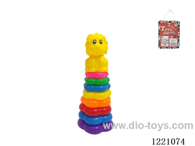 8-Layer Plum-shaped Rainbow Rings (Crocodile)