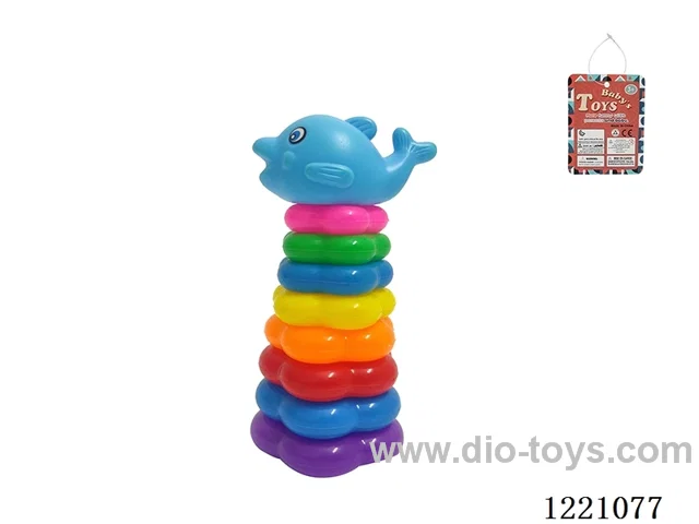 8-Layer Plum-shaped Rainbow Rings (Dolphin)