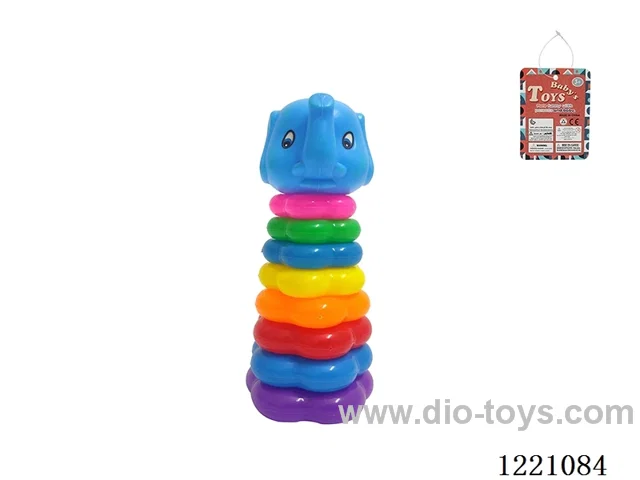8-Layer Plum-shaped Rainbow Rings (Hen)