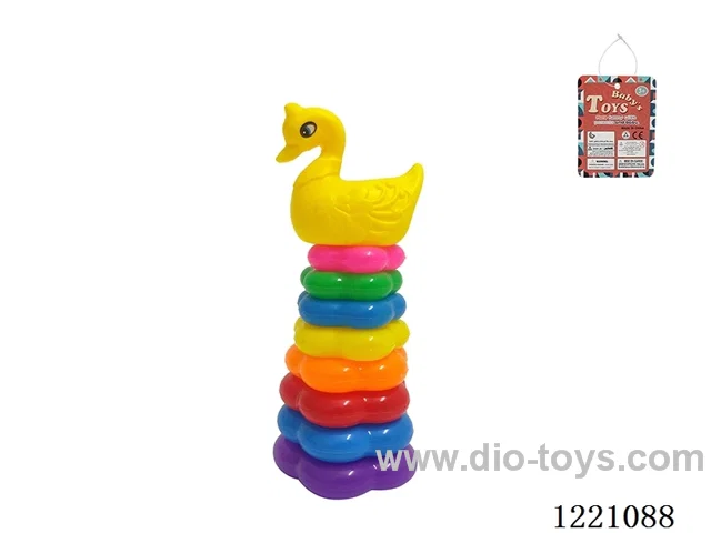 8-Layer Plum-shaped Rainbow Rings (Bunny)