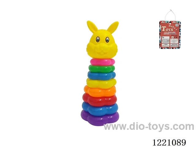8-Layer Plum-shaped Rainbow Rings (Crocodile)