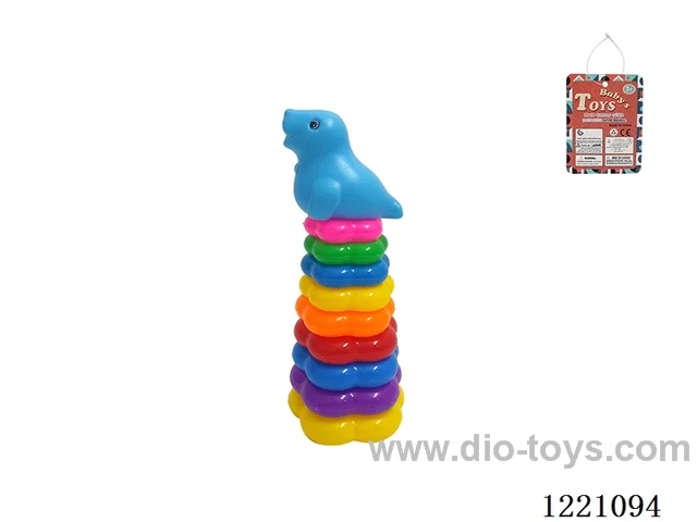 9-Layer Plum-shaped Rainbow Rings (Apple)
