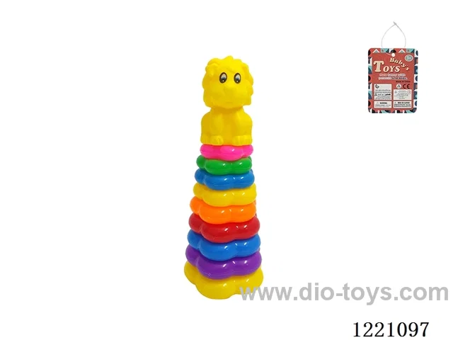 9-Layer Plum-shaped Rainbow Rings (Hen)