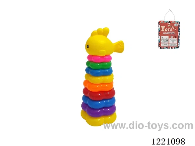 9-Layer Plum-shaped Rainbow Rings (sea lion)