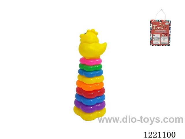 9-Layer Plum-shaped Rainbow Rings (Dinosaur)