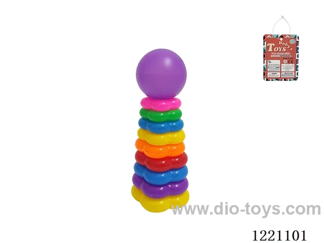 9-Layer Plum-shaped Rainbow Rings (Duck)