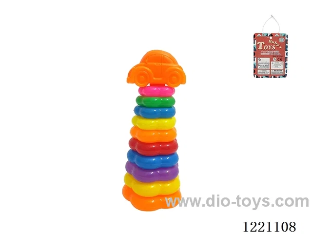 10-Layer Plum-shaped Rainbow Rings (Dabbling Duck)