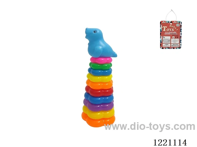 10-Layer Plum-shaped Rainbow Rings (Wheelbarrow)