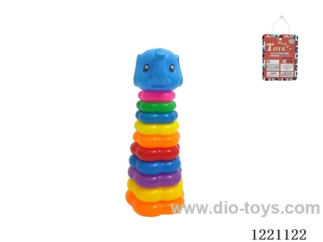 10-Layer Plum-shaped Rainbow Rings (Hen)