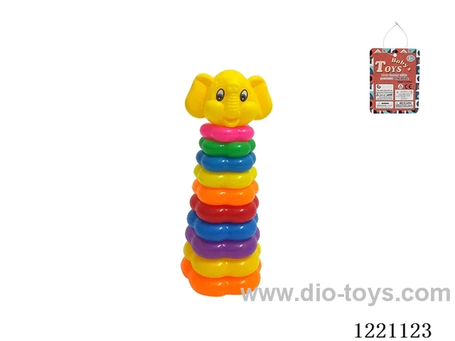 10-Layer Plum-shaped Rainbow Rings (ball)