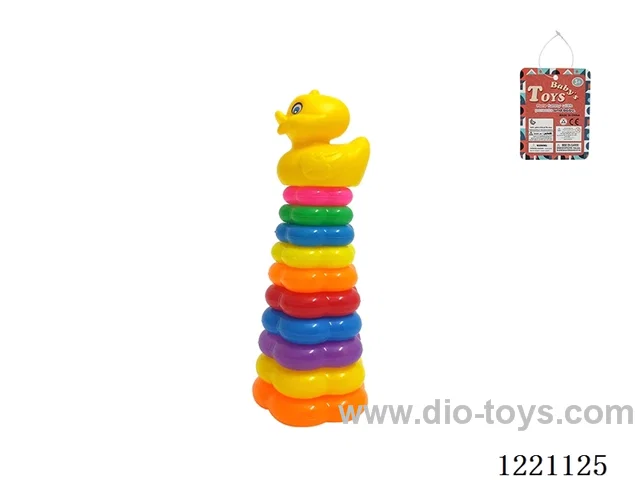 10-Layer Plum-shaped Rainbow Rings (Duck)