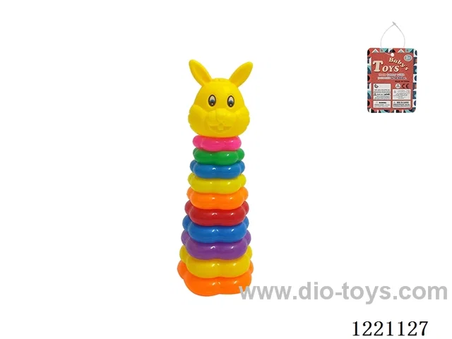 10-Layer Plum-shaped Rainbow Rings (crocodile)