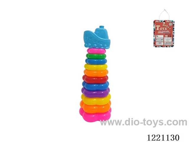 11-Layer Plum-shaped Rainbow Rings ()