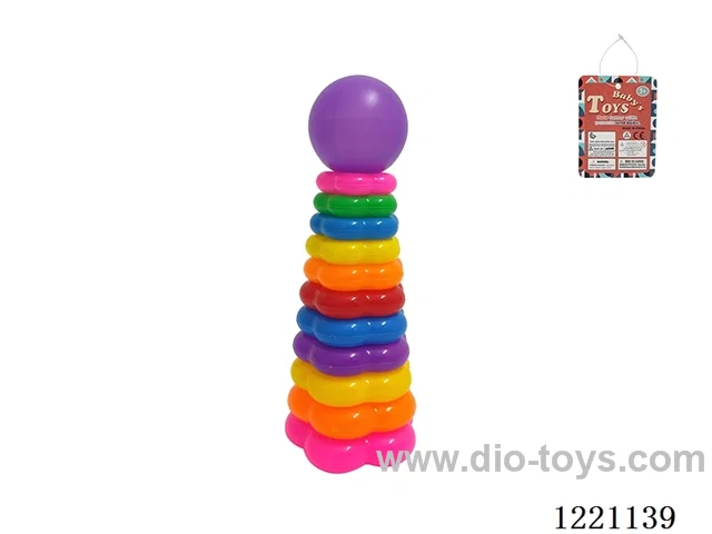 11-Layer Plum-shaped Rainbow Rings ()