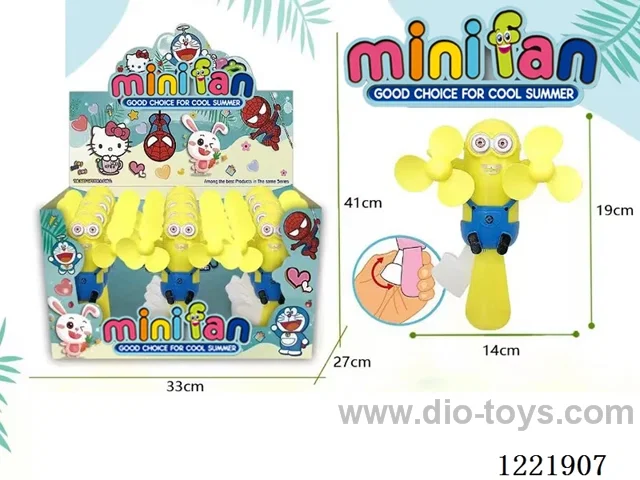 Hand Pressed Fan 12PCS