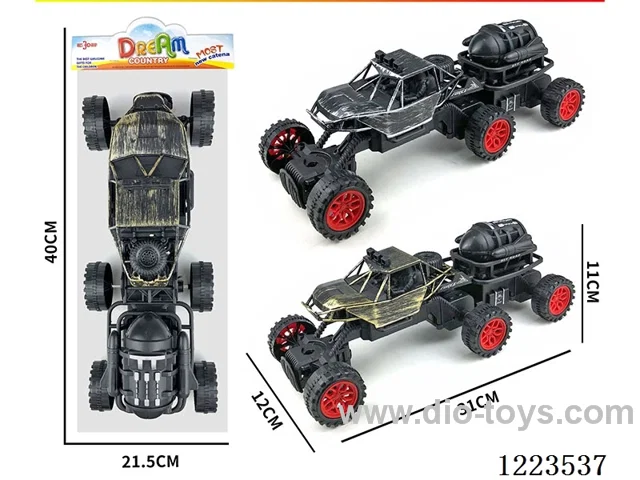 6-wheel free wheel car