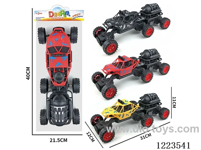 6-wheel free wheel car