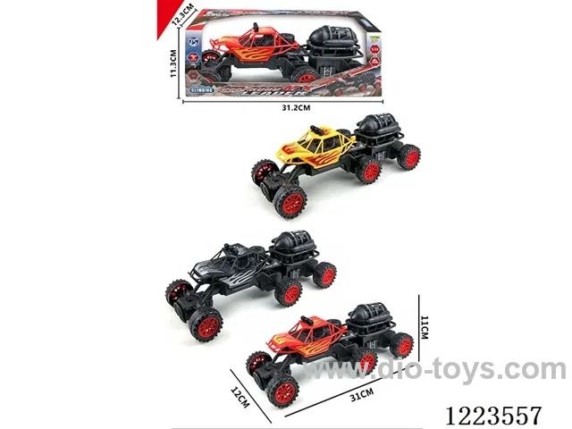 6-wheel free wheel car