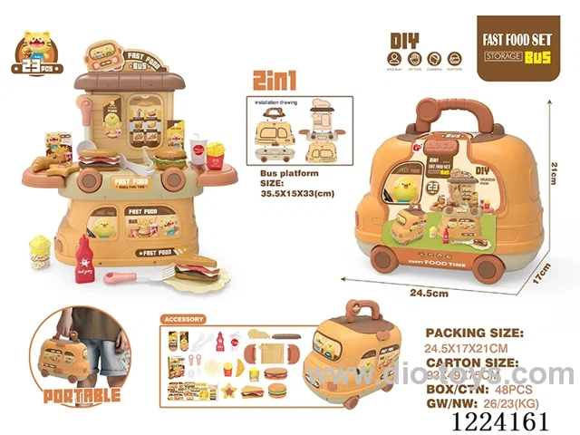 Fast Food Set Bus