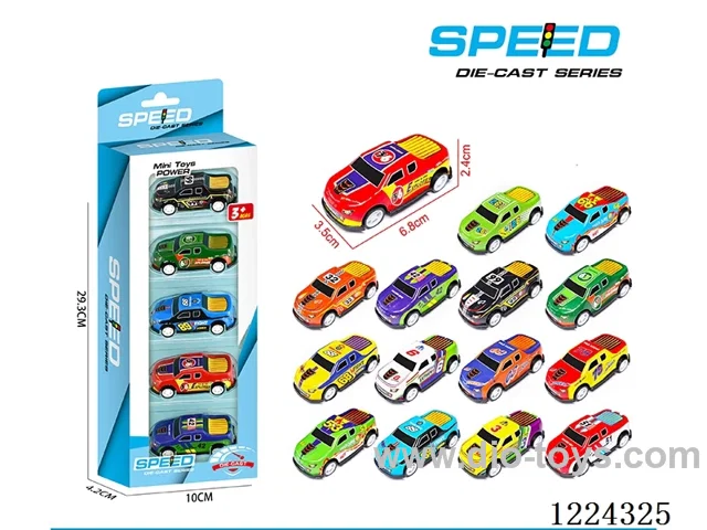 Pull Back Tin Cars 5PCS