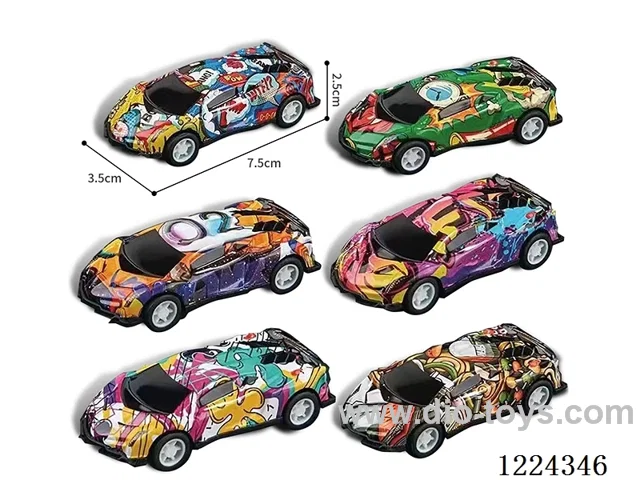 Pull Back Tin Cars