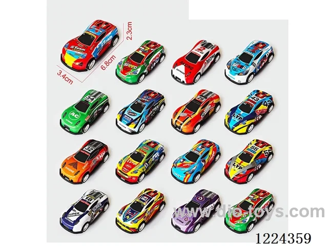 Pull Back Tin Cars 3PCS