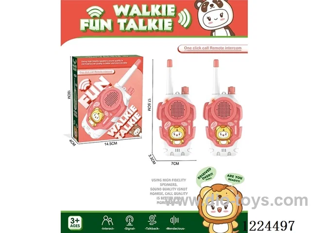Walkie-talkie (distance approx. 40 m)