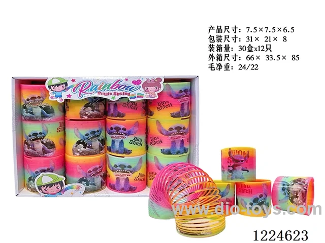 12PCS 7.5CM rainbow circle