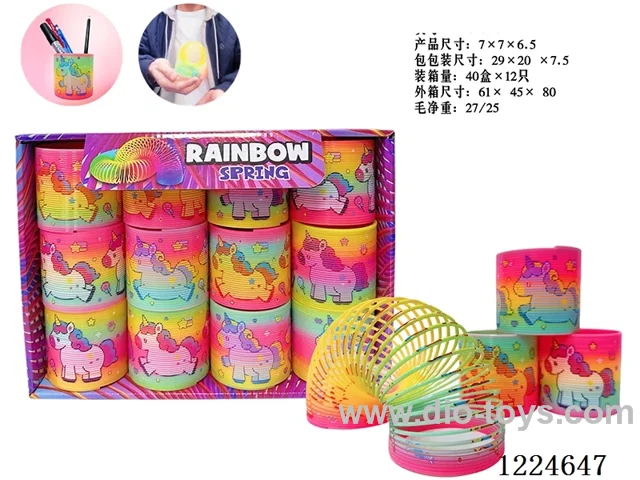 12PCS 7CM rainbow circle