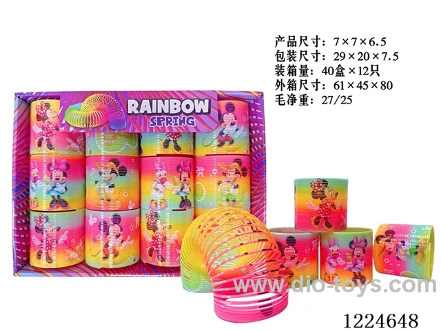 12PCS 7CM rainbow circle