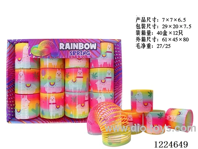 12PCS 7CM rainbow circle