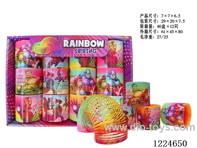 12PCS 7CM rainbow circle