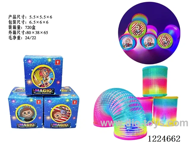 5.5CM rainbow circle with light