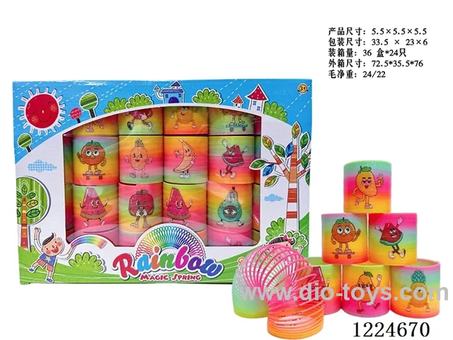 24PCS 5.5CM rainbow circle